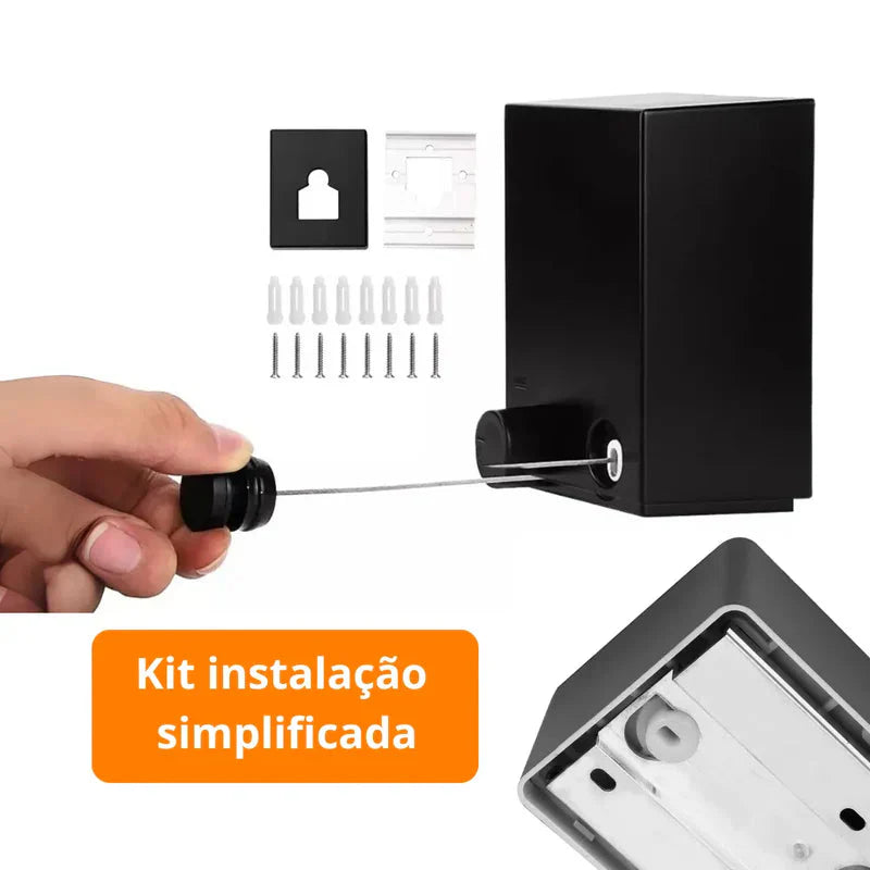 Varal Retrátil de Aço Inox – Modernidade para Seu Lar - Verona Decor - VERONA DECOR