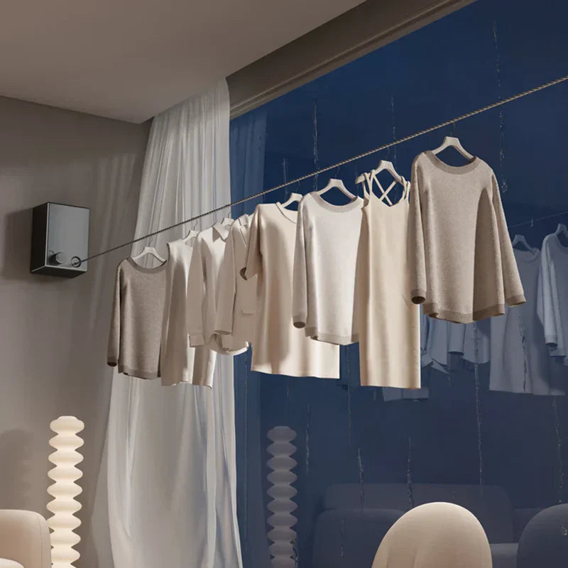 Varal Retrátil de Aço Inox – Modernidade para Seu Lar - Verona Decor - VERONA DECOR