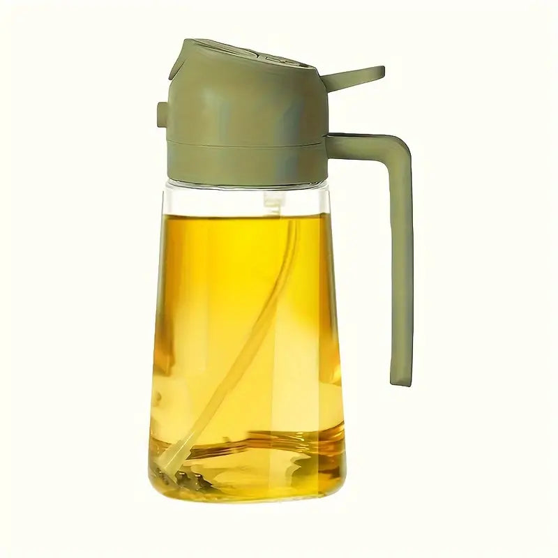 Spray Borrifador para Azeite e Óleo Antirrespingo - Porta Azeite de Vidro 470ml - Verona Decor - VERONA DECOR