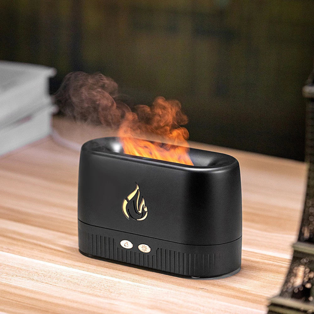 Umidificador Ultrassônico FlameAir – Difusor de Aroma USB para Aromaterapia - Verona Decor - VERONA DECOR