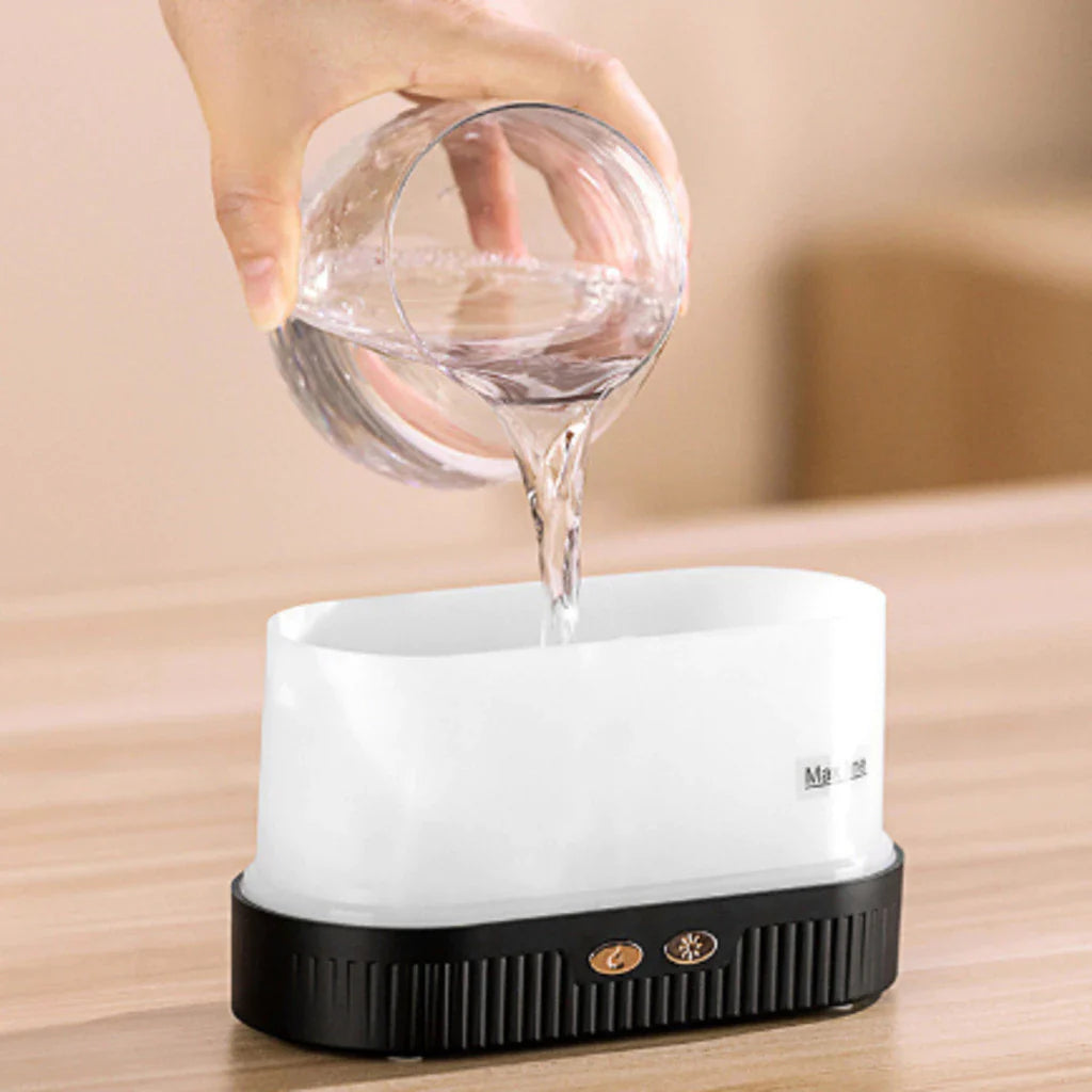 Umidificador Ultrassônico FlameAir – Difusor de Aroma USB para Aromaterapia - Verona Decor - VERONA DECOR