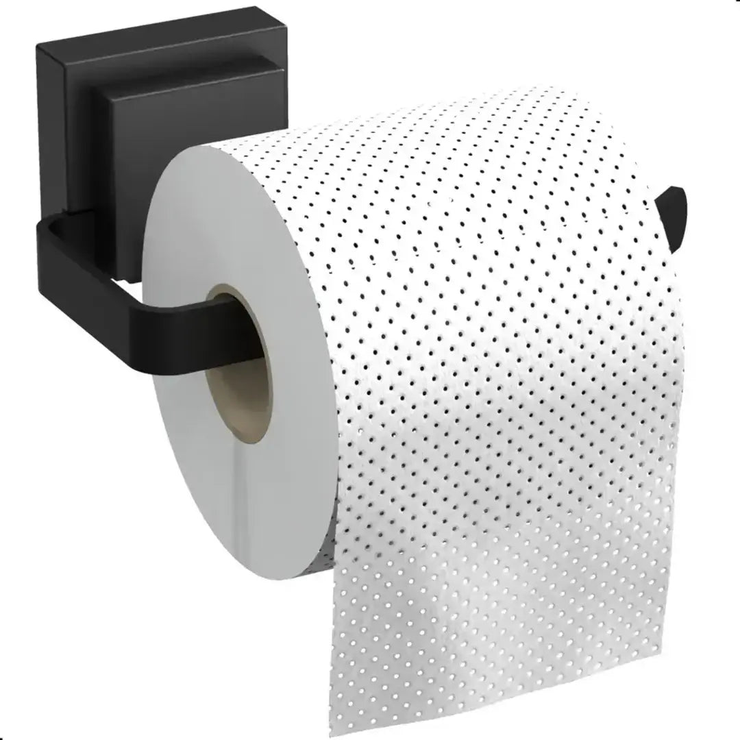 Kit Acessórios Para Banheiro Com Ventosa Preto 4 Peças - Verona Decor - VERONA DECOR