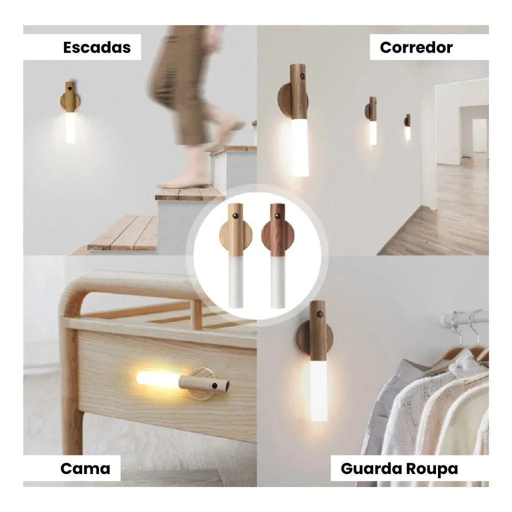 Luminária Magnética de Parede com Sensor Inteligente - Verona Decor - VERONA DECOR