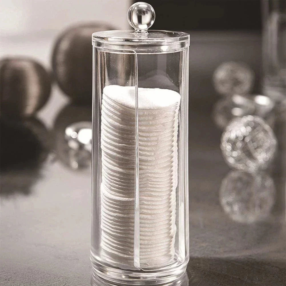 KIT Porta Algodão e Cotonete em Acrílico - Verona Decor - VERONA DECOR
