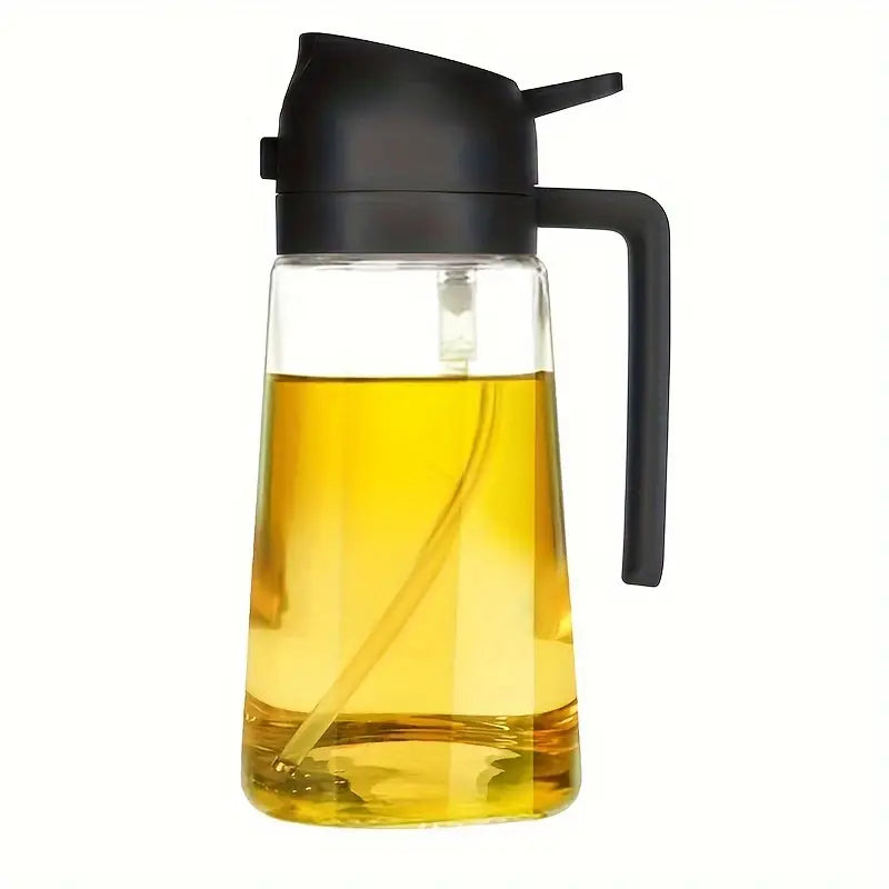 Spray Borrifador para Azeite e Óleo Antirrespingo - Porta Azeite de Vidro 470ml - Verona Decor - VERONA DECOR