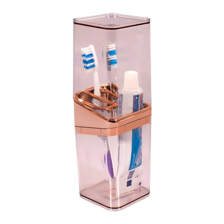 Porta Escova de Dente Luxo Quadrado - Verona Decor - VERONA DECOR