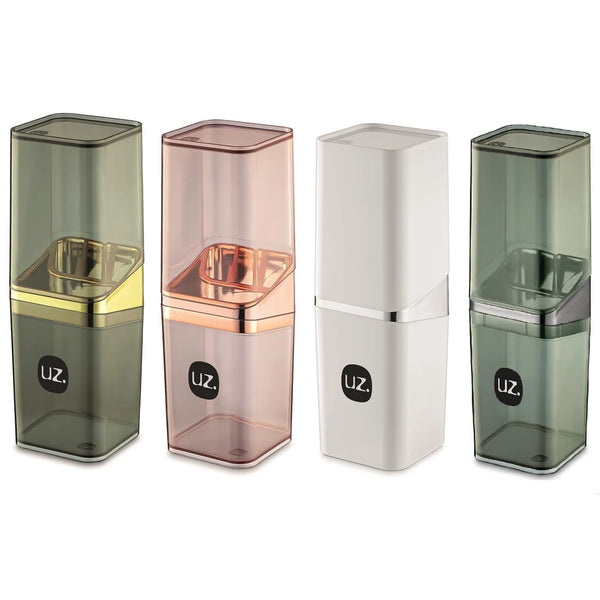 Porta Escova de Dente Luxo Quadrado - Verona Decor - VERONA DECOR