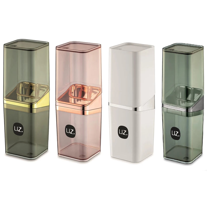 Porta Escova de Dente Luxo Quadrado - Verona Decor - VERONA DECOR