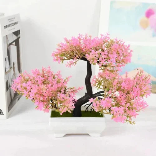 Bonsai Artificial com Folhas de Seda - Verona Decor - VERONA DECOR