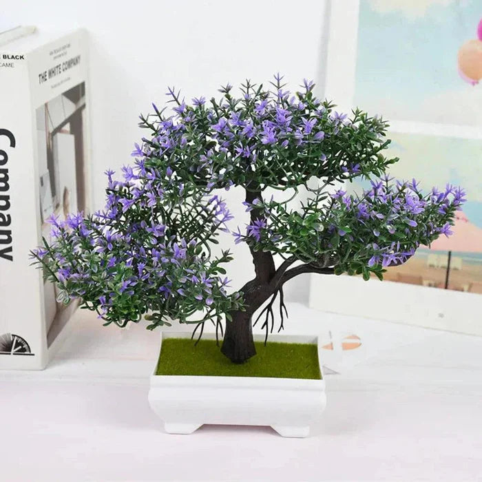 Bonsai Artificial com Folhas de Seda - Verona Decor - VERONA DECOR