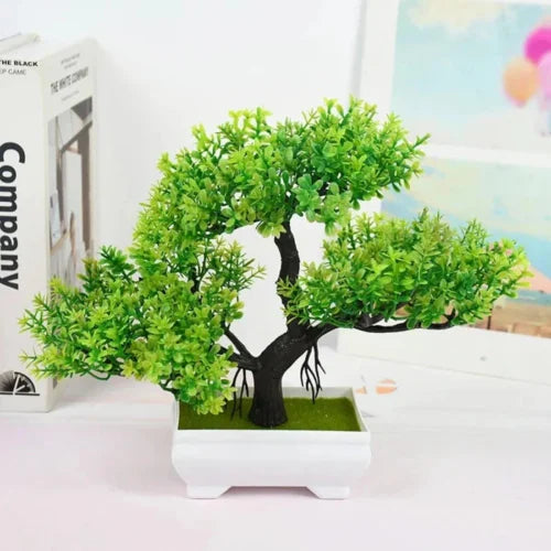 Bonsai Artificial com Folhas de Seda - Verona Decor - VERONA DECOR