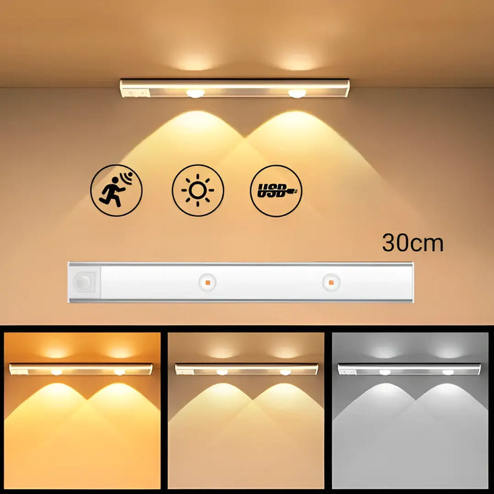 Luminária LED Ultra Fina com Sensor de Movimento - Verona Decor - VERONA DECOR