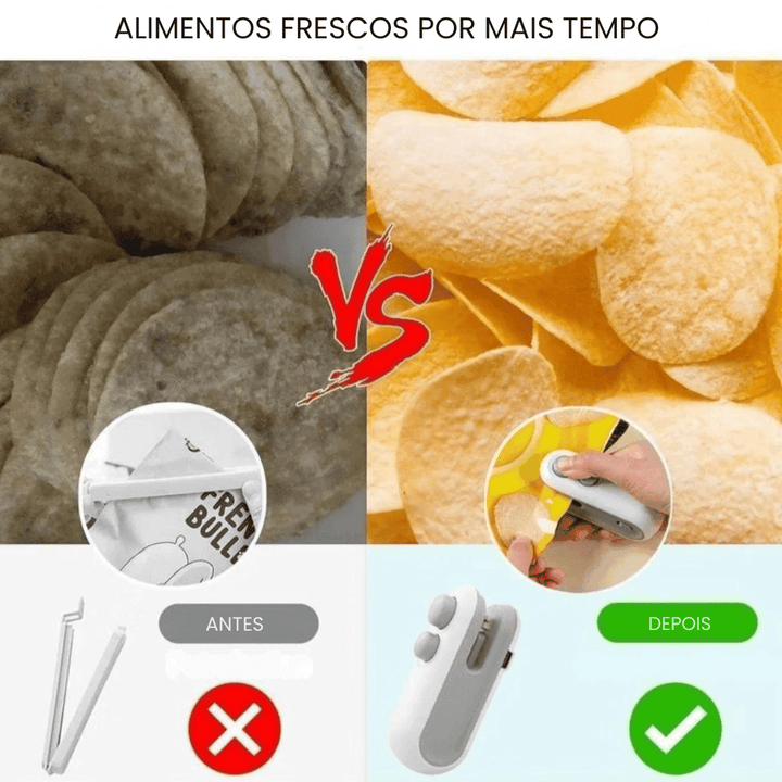 Mini Seladora de Embalagens Portátil - Verona Decor - VERONA DECOR