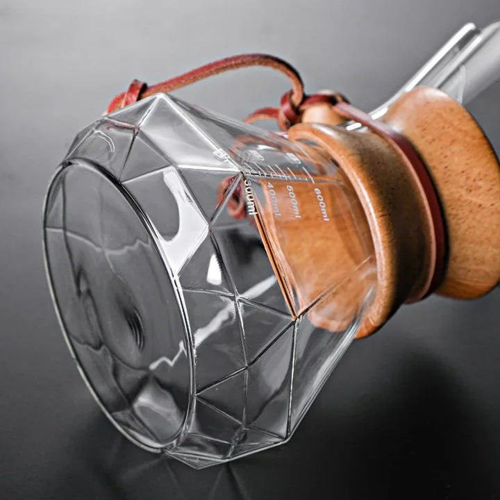 Coador Diamante de Vidro 400 ML + Filtro Inox de BRINDE - Verona Decor - VERONA DECOR