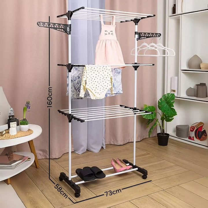 Varal Dobrável SmartTower 3 Andares - Verona Decor - VERONA DECOR