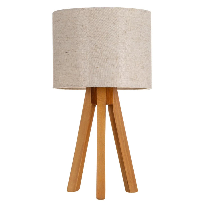 Abajur Rústico WoodTripé - Verona Decor - VERONA DECOR