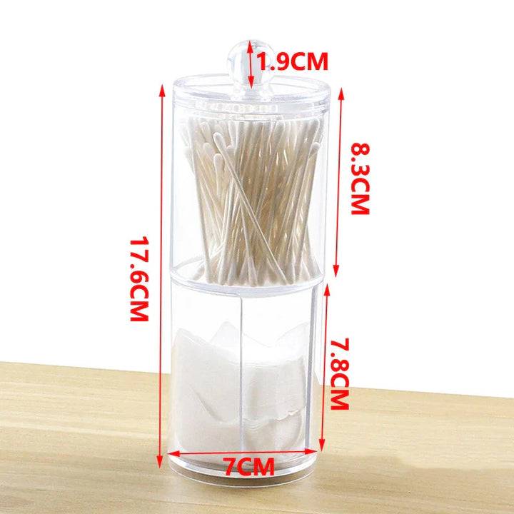 Porta Algodão e Cotonete - Verona Decor - VERONA DECOR