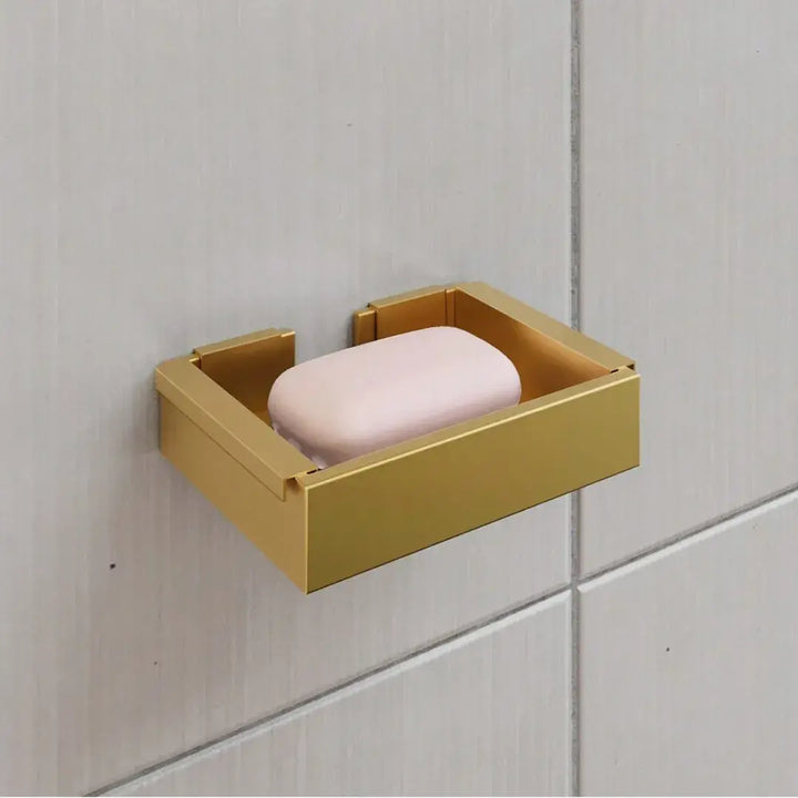 Kit De Acessórios Para Banheiro Dourado 6 Peças - Verona Decor - VERONA DECOR