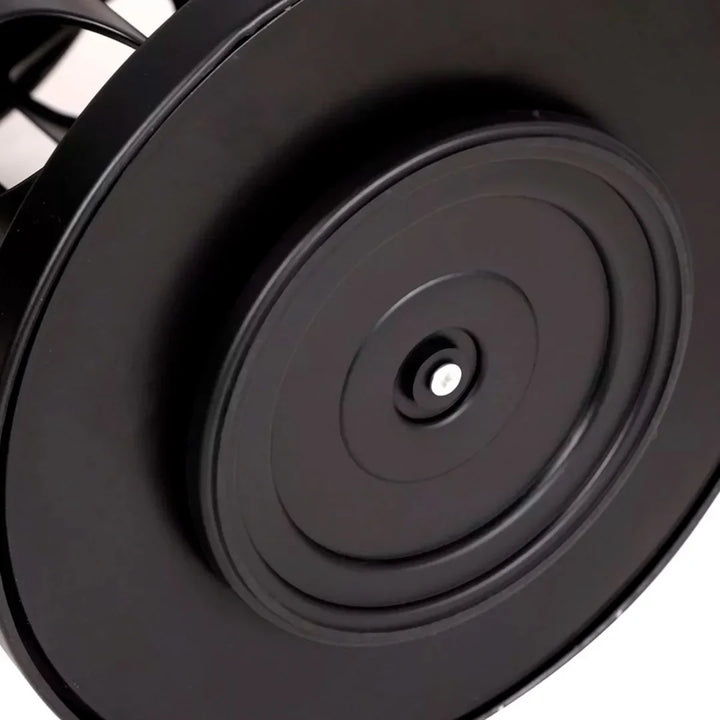 Porta Condimentos com Base Giratória em Aço Inox Preto 9 Peças - Verona Decor - VERONA DECOR