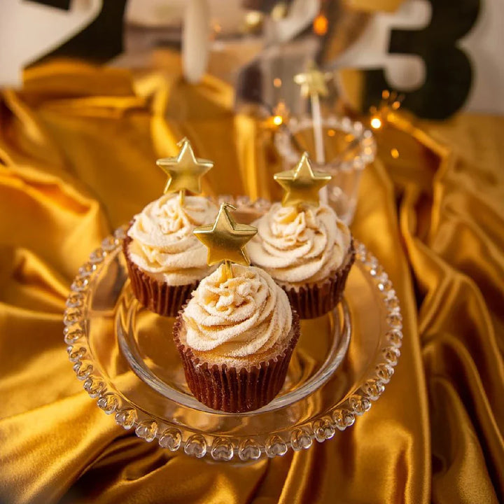 Prato de Bolo com Pé Boleira Porta Bolos e Doces Coração – Ideal para Festas e Aniversários - Verona Decor - VERONA DECOR