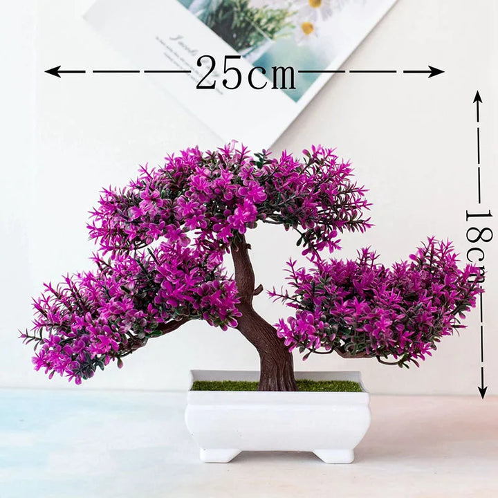 Bonsai Artificial com Folhas de Seda - Verona Decor - VERONA DECOR