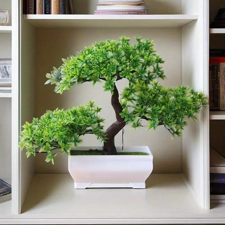 Bonsai Artificial com Folhas de Seda - Verona Decor - VERONA DECOR