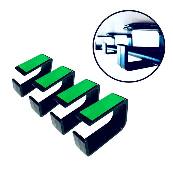 Organizador de Cabos Gancho Preto - Verona Decor