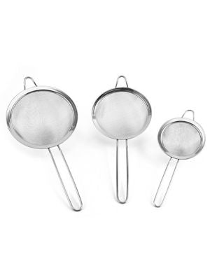 Conjunto Kit 3 Peneiras Inox - Verona Decor - VERONA DECOR