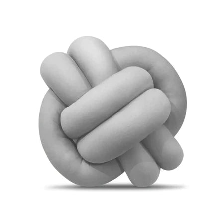 Almofada Nó Luxo Cinza Claro - Verona Decor