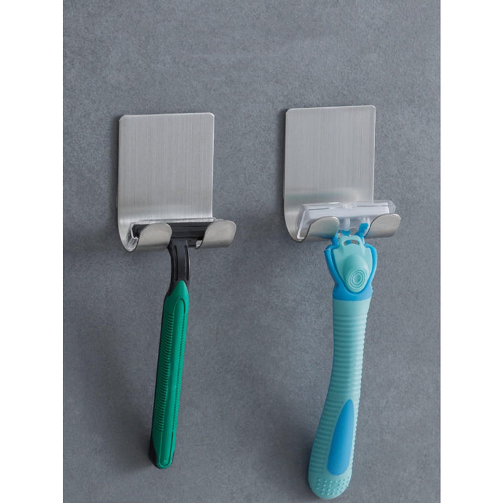 Kit Suporte Para Parelho De Barbear Lamina Aço Inox - Verona Decor - VERONA DECOR