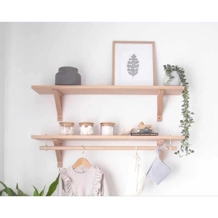 Prateleira de Parede com Cabideiro - Verona Decor - VERONA DECOR