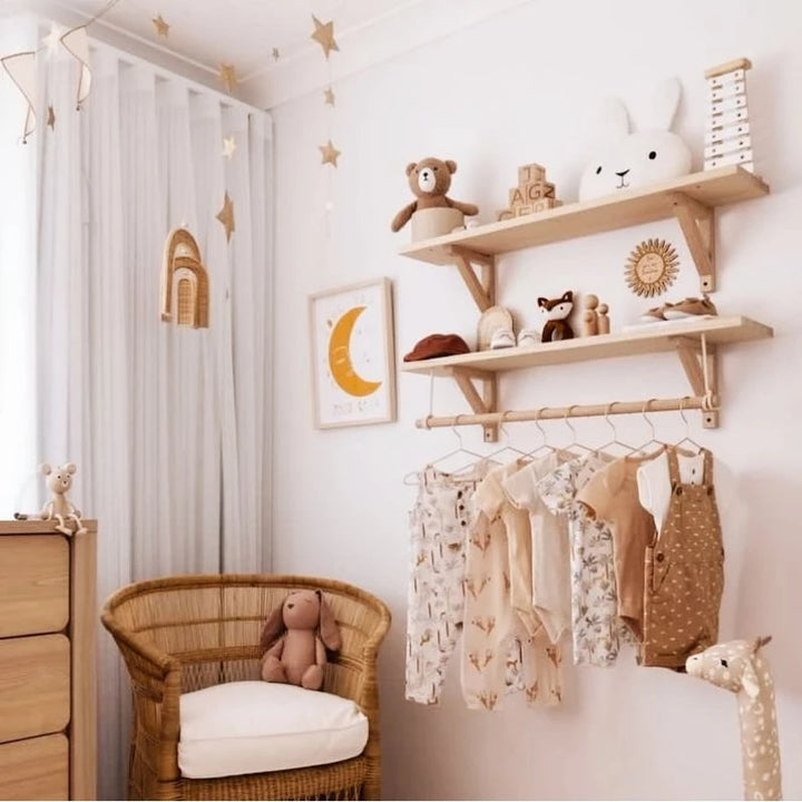 Prateleira de Parede com Cabideiro - Verona Decor - VERONA DECOR