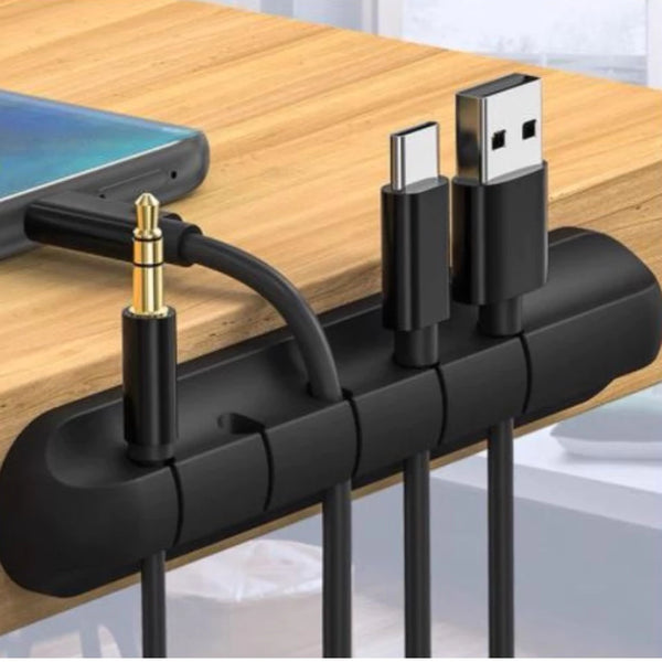 Organizador de Cabos em Silicone 7 Unidades - Verona Decor