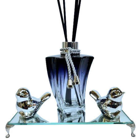 Aromatizador de Ambiente Elegance Preto Degradê e Prata - Verona Decor
