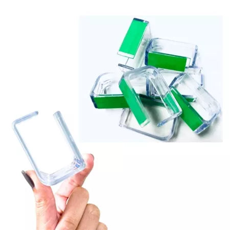 Organizador de Cabos Gancho Transparente - Verona Decor