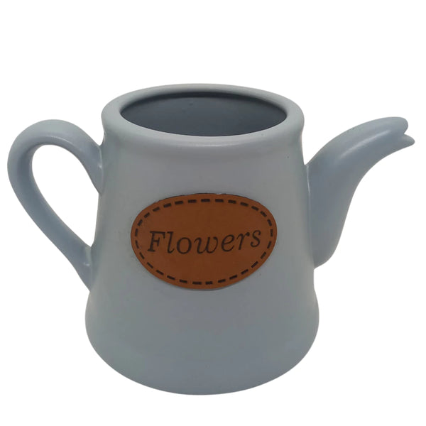 Vaso Decorativo em Formato de Bule Azul - Verona decor