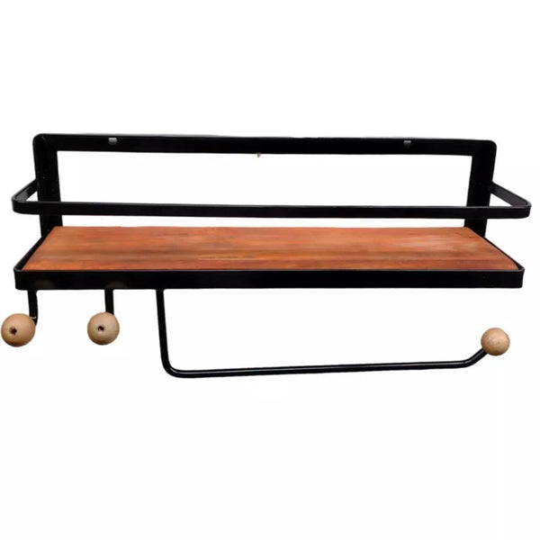 Prateleira de Parede Porta Papel Toalha e Temperos - Verona Decor - VERONA DECOR