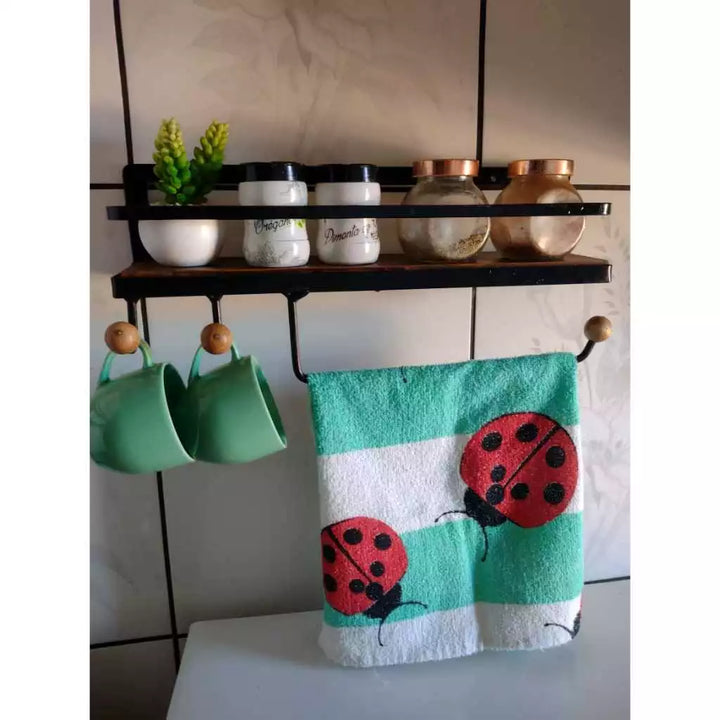 Prateleira de Parede Porta Papel Toalha e Temperos - Verona Decor - VERONA DECOR