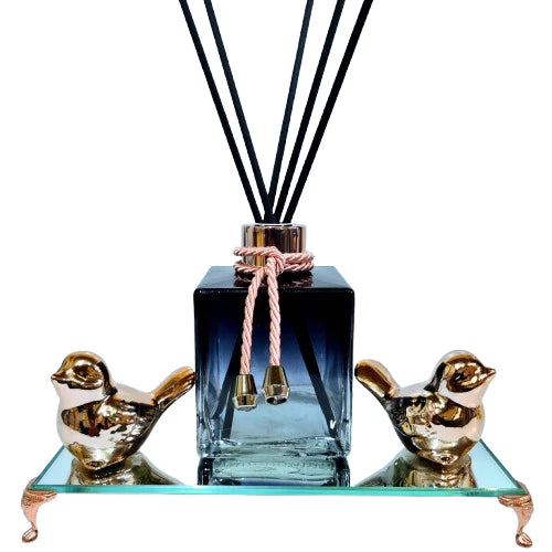 Aromatizador de Ambiente Cubo Preto Degradê Rosê - Verona Decor