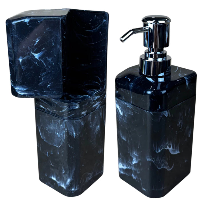 Porta Escova de Dente Kit Elegant - Verona Decor - VERONA DECOR