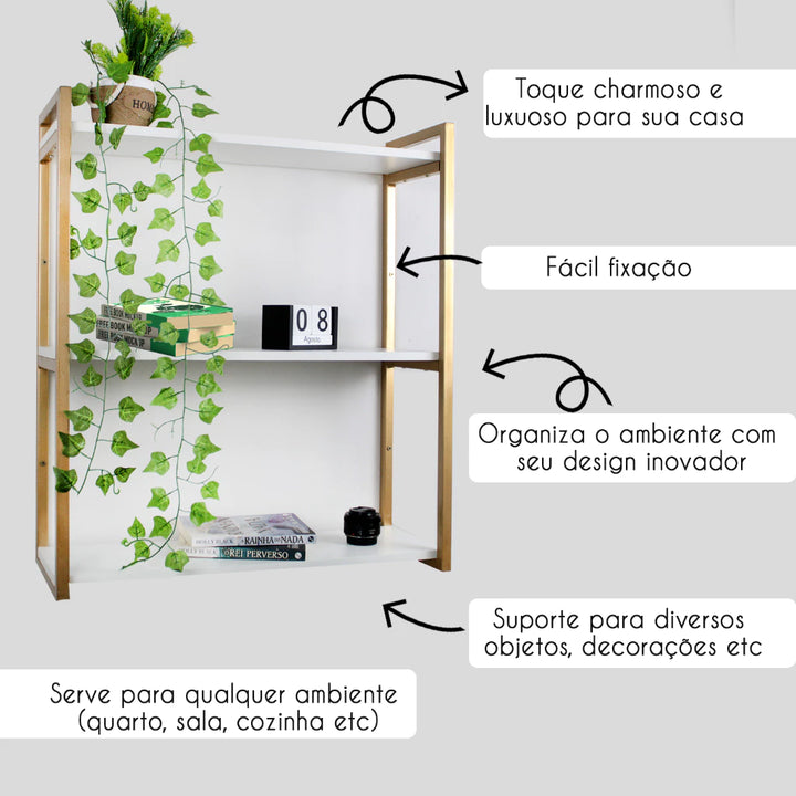 Prateleira de Parede Model Ferro - Verona Decor - VERONA DECOR