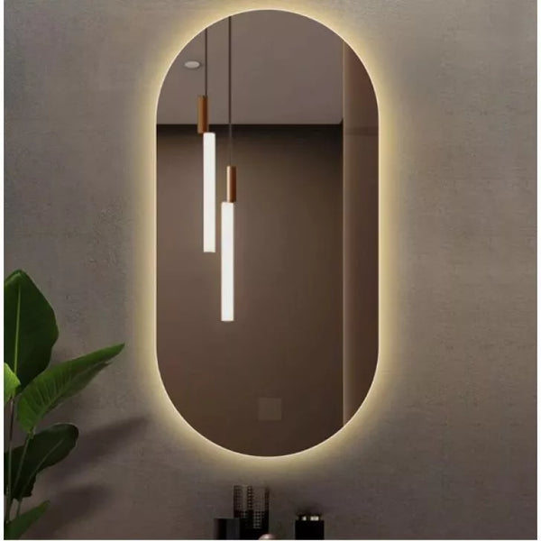Espelho Oval com LED 80x50cm - Verona Decor