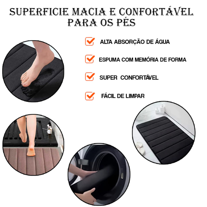 Tapete De Banheiro Macio Antiderrapante - Verona Decor - VERONA DECOR