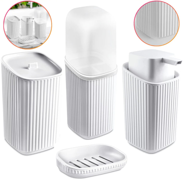 Porta Escovas de Dentes Kit Acessórios - Verona Decor - VERONA DECOR