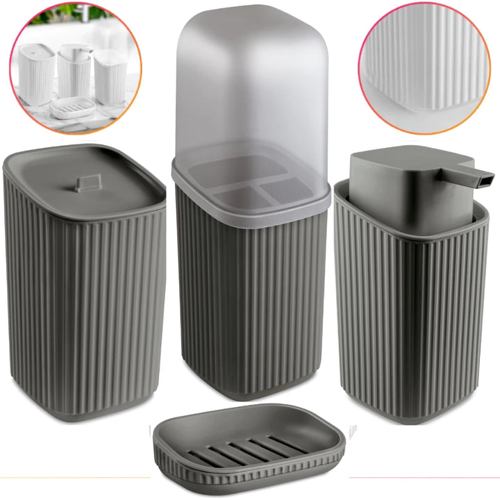 Porta Escovas de Dentes Kit Acessórios - Verona Decor - VERONA DECOR