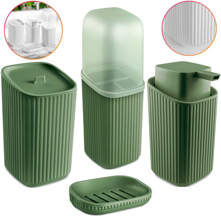 Porta Escovas de Dentes Kit Acessórios - Verona Decor - VERONA DECOR