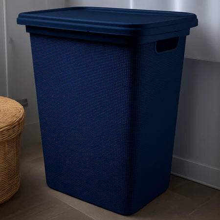 Cesto de Roupas 45L com Tampa - Verona Decor - VERONA DECOR