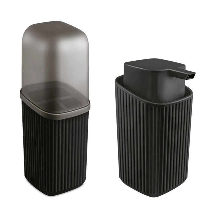 Kit Porta Escova de Dente + Saboneteira liquida - Verona Decor - VERONA DECOR