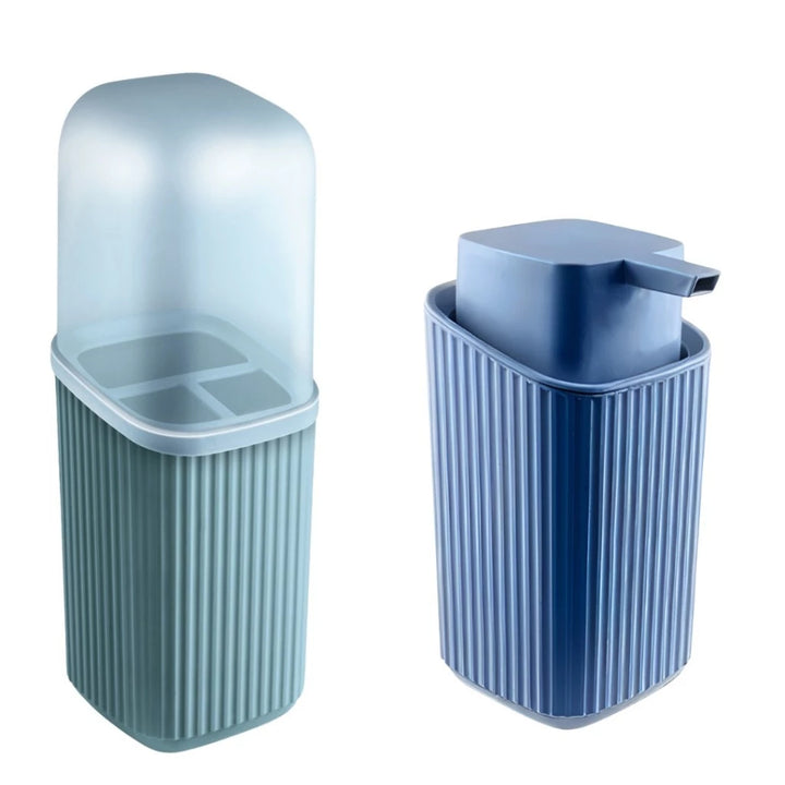 Kit Porta Escova de Dente + Saboneteira liquida - Verona Decor - VERONA DECOR