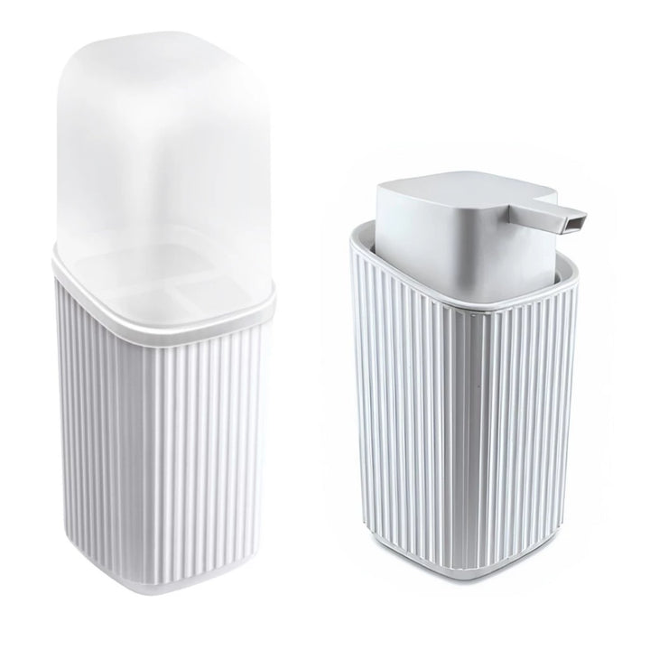 Kit Porta Escova de Dente + Saboneteira liquida - Verona Decor - VERONA DECOR